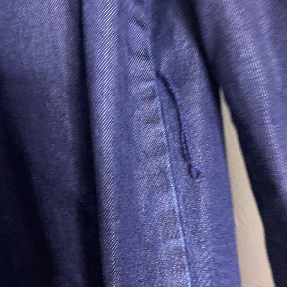 Kate Spade High Neck Open Back long sleeve Denim Mini dress small - Picture 7 of 10